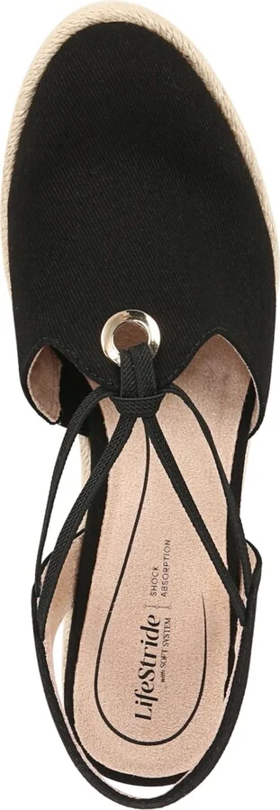 LifeStride Women's Kennedy Closed Almond Toe Wedge Espadrilles - Image 4