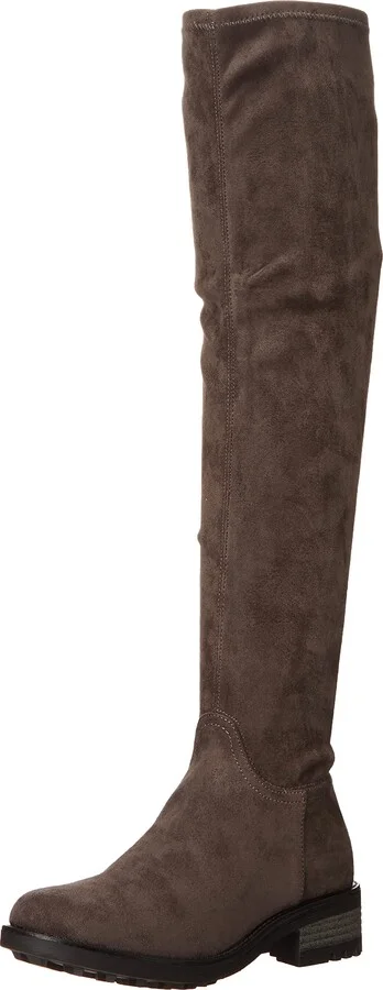 LifeStride Womens Kennedy Knee High Boot Grey 6 W