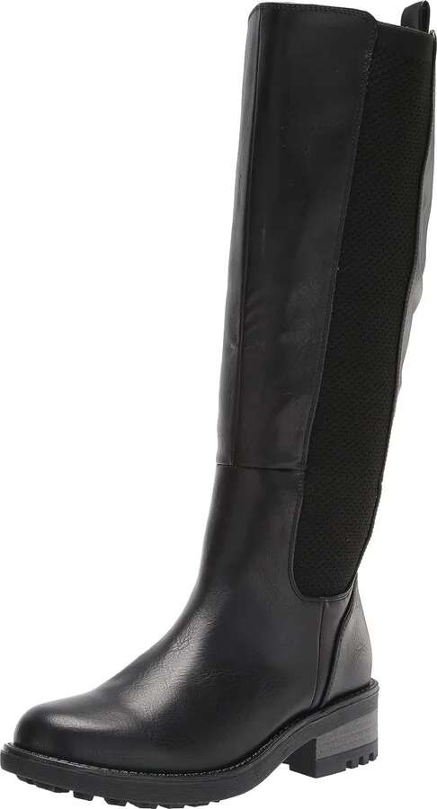LifeStride Womens Kent Knee High Boot Black 10 W
