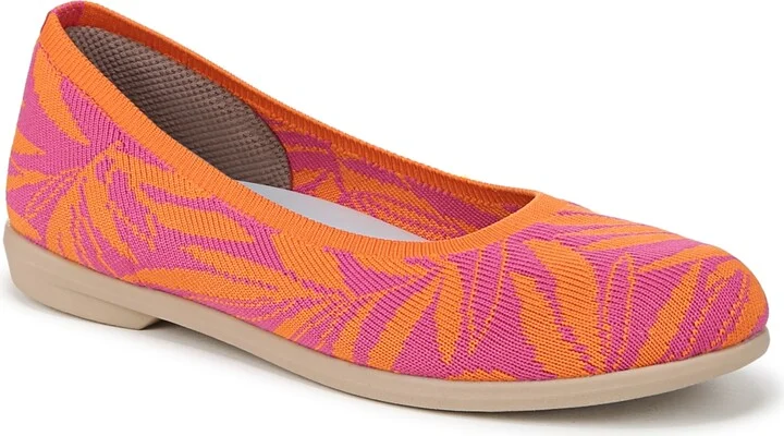 LifeStride Women's Kit 2 Washable Round Toe Ballerina Flats