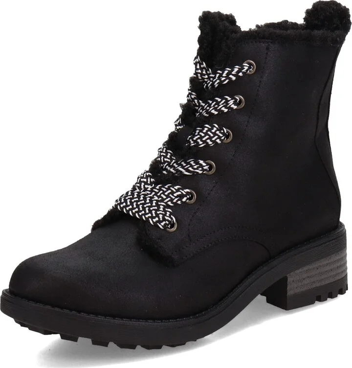 LifeStride Womens Kunis Cozy Snow Boot Black 8.5 M