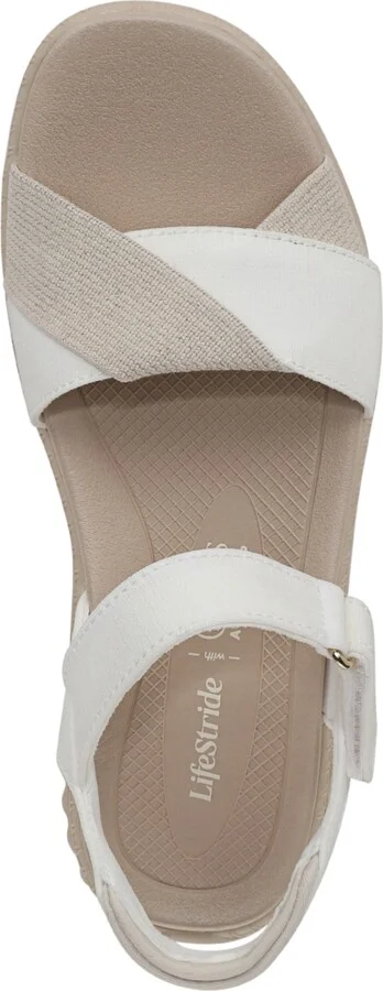 LifeStride Women's Lane Washable Open Round Toe Strappy Sandals - Image 4