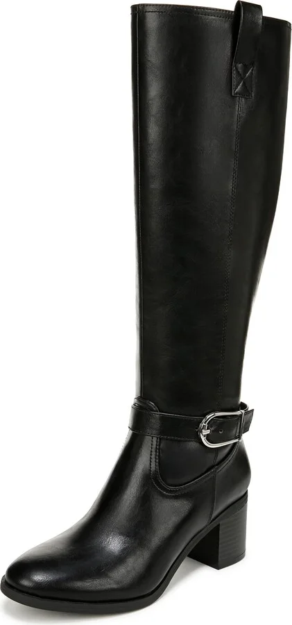 LifeStride Womens Legend Black Wide Calf 9.5 W