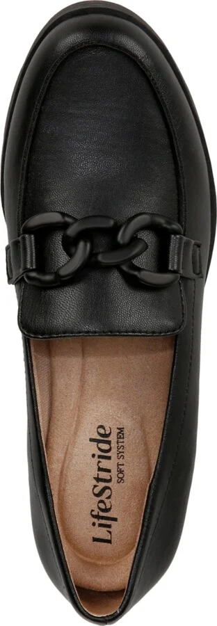 LifeStride Women's London 2 Chain Detail Lug Sole Loafers - Image 4