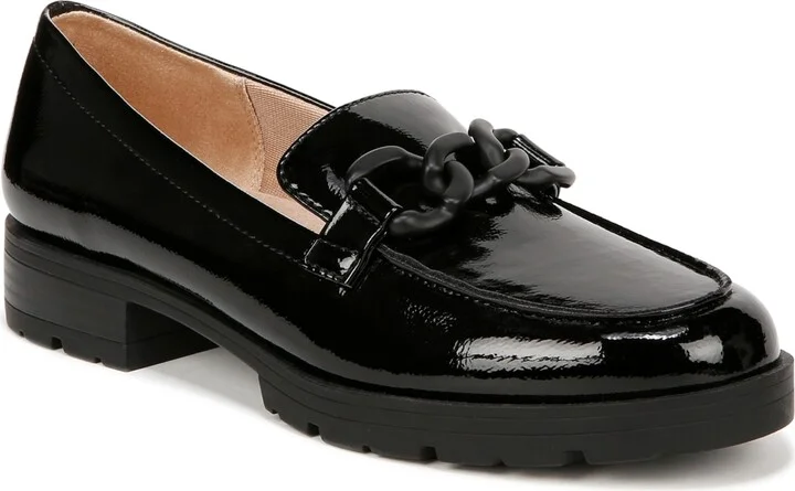 Black Faux Patent Leather