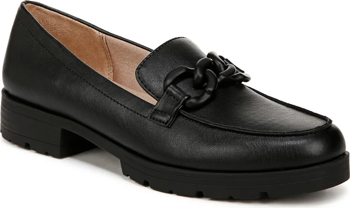 LifeStride Women's London 2 Chain Detail Lug Sole Loafers