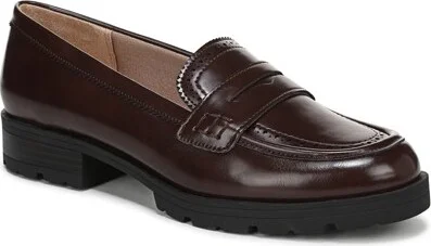 LifeStride Women's London 3 Loafer Cognac Brown 8 M