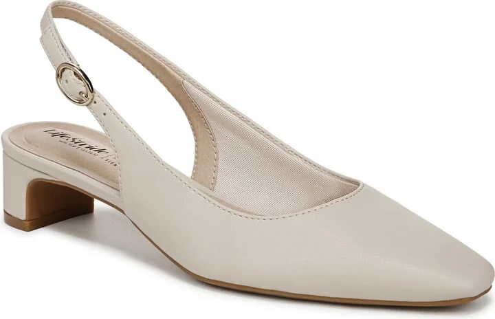 LifeStride Women's Lorena Pointed Toe Slingback Pumps
