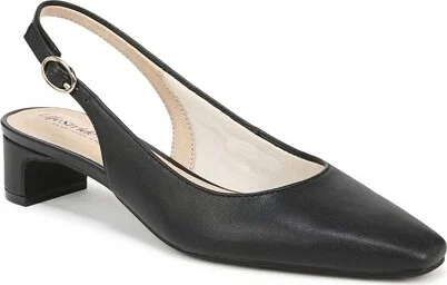 LifeStride Women's Lorena Slingback Black 9.5 W
