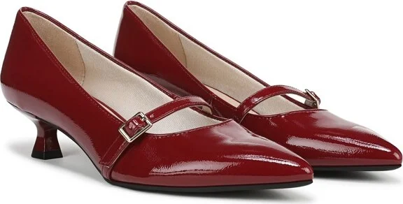 LifeStride Women's Madelyn Mary Jane Flat Dark Cherry 7.5 M - Image 2