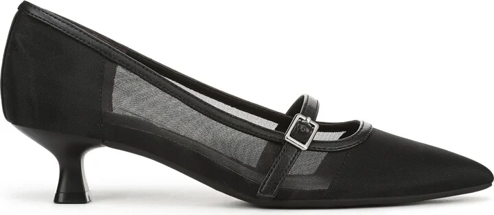 LifeStride Women's Madelyn Mary Jane Pointed Toe Kitten Heel Pumps - Image 2