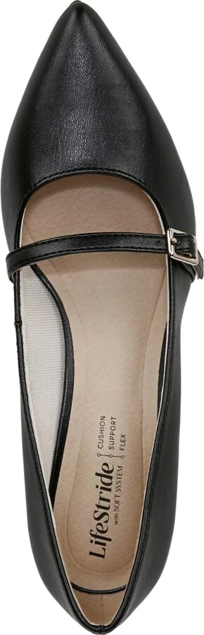 LifeStride Women's Madelyn Mary Jane Pointed Toe Kitten Heel Pumps - Image 8