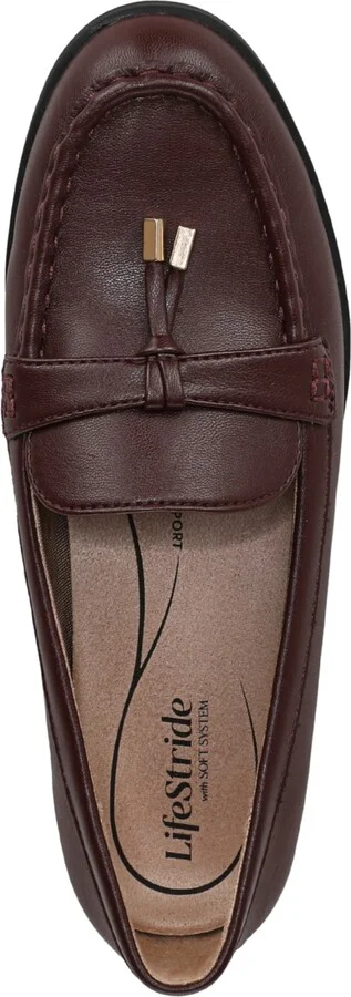 LifeStride Women's Malta 3 Round Toe Slip On Tassel Loafers - Image 8