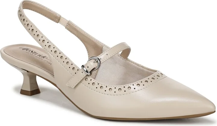 Cream Beige Faux Leather