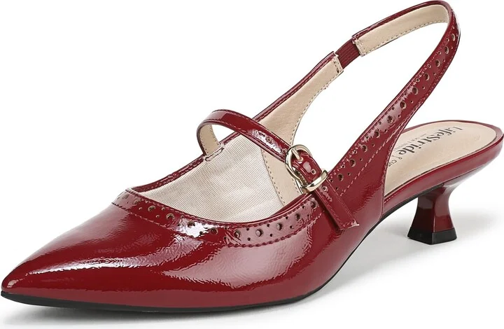 LifeStride Women's Marilyn Pump Dark Cherry 6 M