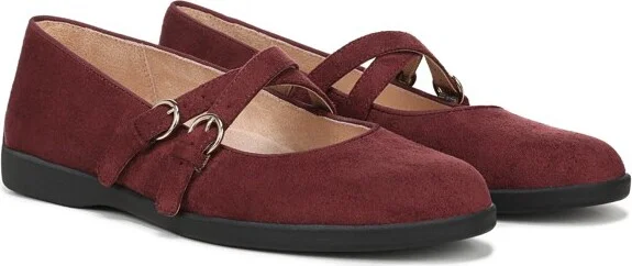 LifeStride Women's Marnie Mary Jane Flat Black 6.5 M - Image 3