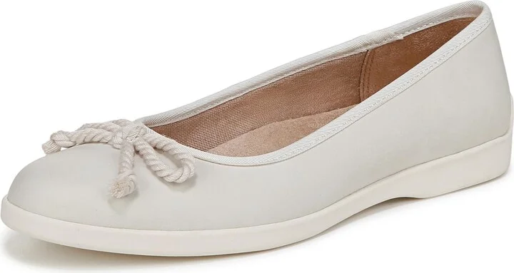 LifeStride Womens Maura Ballet Flat Cloud White 10 W