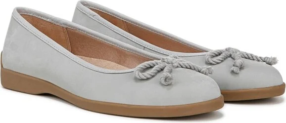 LifeStride Women's Maura Ballet Flat Cloud White 9 M - Image 3