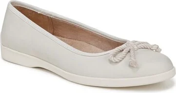 LifeStride Women's Maura Ballet Flat Cloud White 9 M
