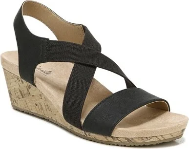 LifeStride Women's Mexico Sandal Black 8 M