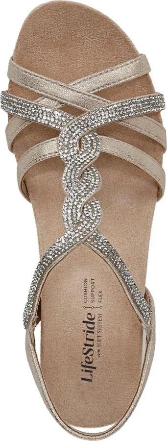 LifeStride Women's Miami Strappy Wedge Sandals - Image 4
