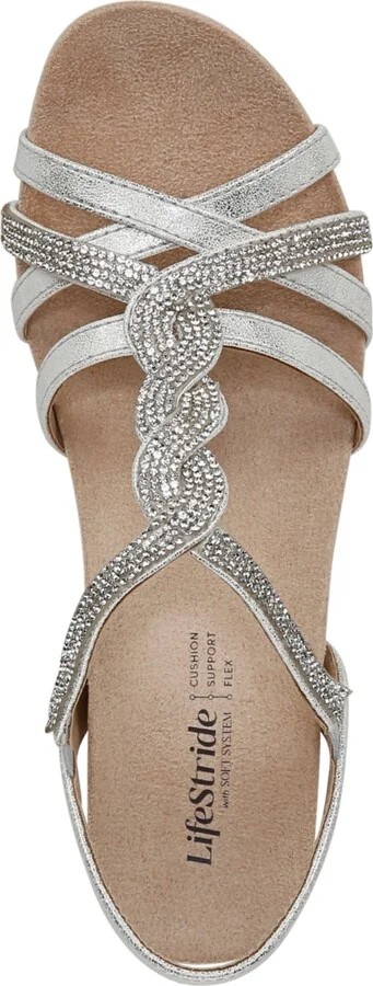 LifeStride Women's Miami Strappy Wedge Sandals - Image 8