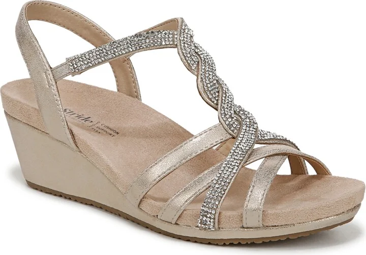 LifeStride Women's Miami Strappy Wedge Sandals