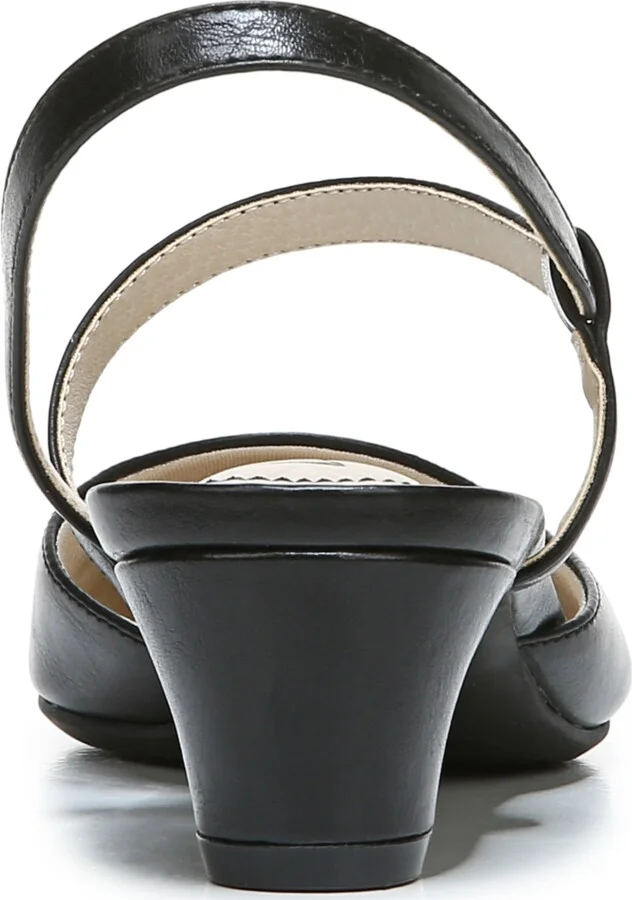 LifeStride Women's Minimalist Slingback Kitten Heel Pumps - Image 3