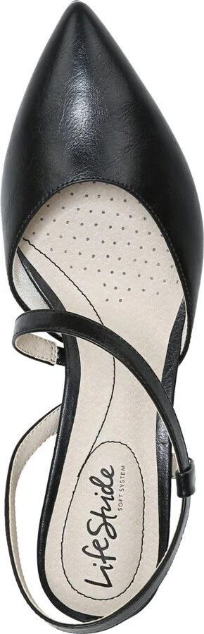 LifeStride Women's Minimalist Slingback Kitten Heel Pumps - Image 4