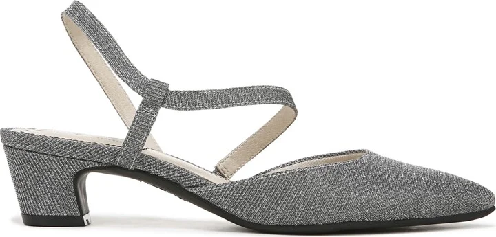 LifeStride Women's Minimalist Slingback Kitten Heel Pumps - Image 10