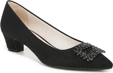 LifeStride Women's Minx Bling Pump Black 7.5 W