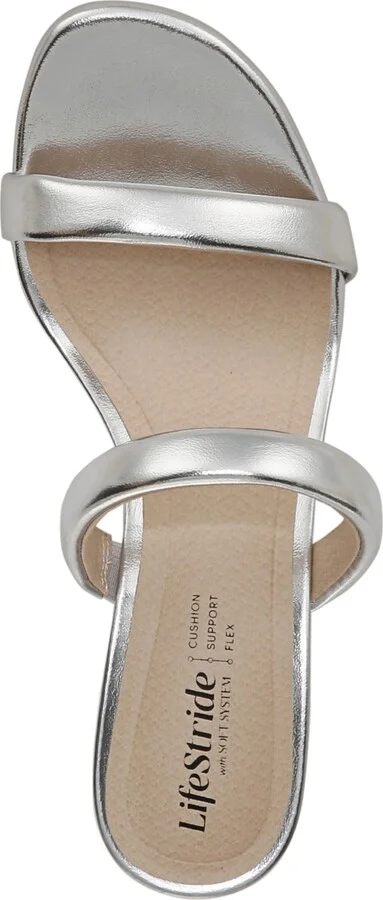 LifeStride Women's Nalani Open Round Toe Slide Dress Sandals - Image 8