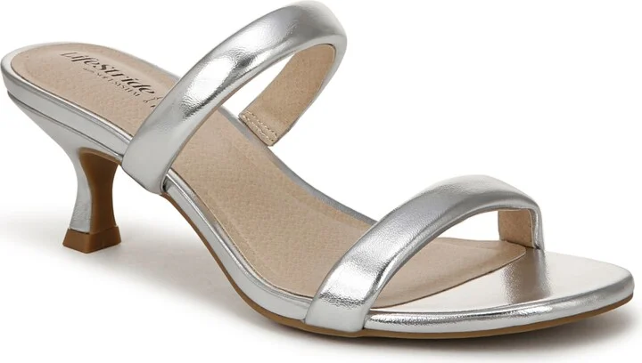 Silver Faux Leather