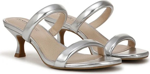 LifeStride Women's Nalani Slide Sandal Silver Metallic 7.5 W - Image 2