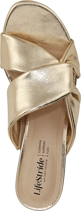 LifeStride Women's Nori Slide Kitten Heel Sandals - Image 4