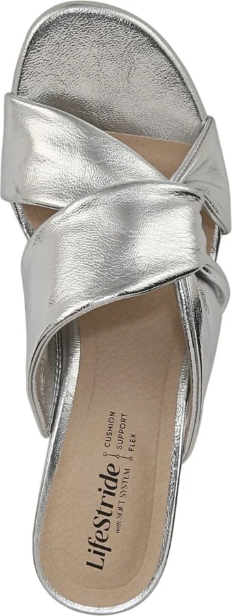 LifeStride Women's Nori Slide Kitten Heel Sandals - Image 10