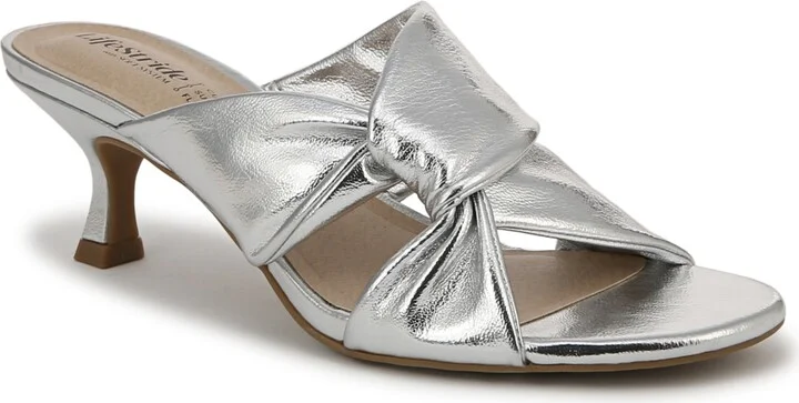 Silver Faux Leather