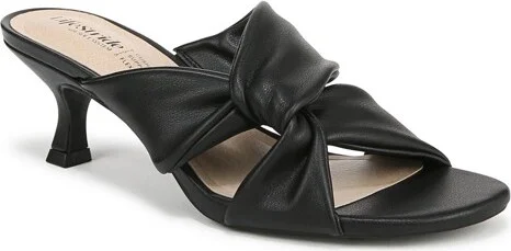 LifeStride Women's Nori Slide Sandal Black 7 M