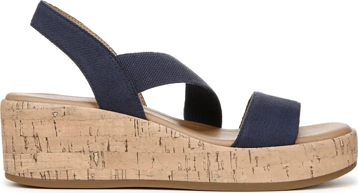 LifeStride Women's Odette Square Open Toe Wedge Sandals - Image 6