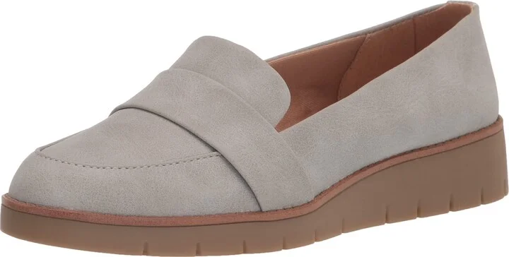LifeStride Womens Ollie Loafer Grey 6 M