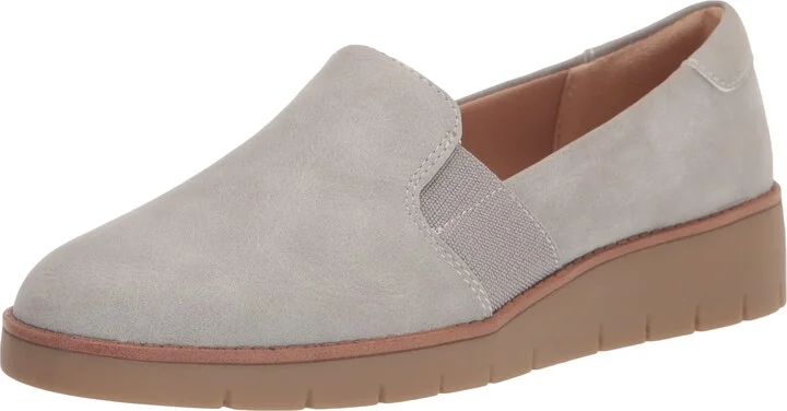 LifeStride Womens On The Go Slip On Cloudy Grey 8 M