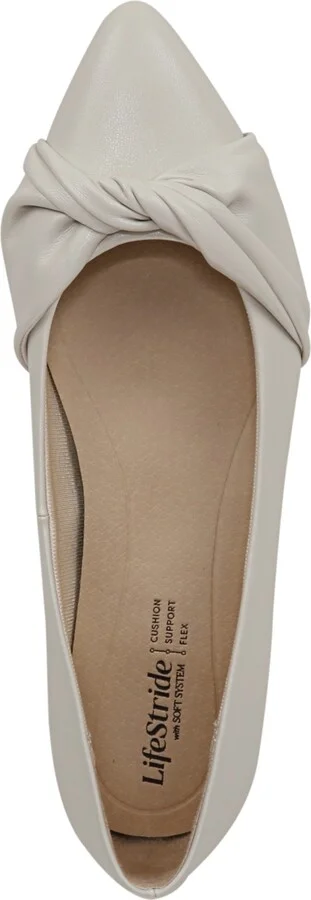 LifeStride Women's Palm Pointed Toe Ballerina Flats - Image 4