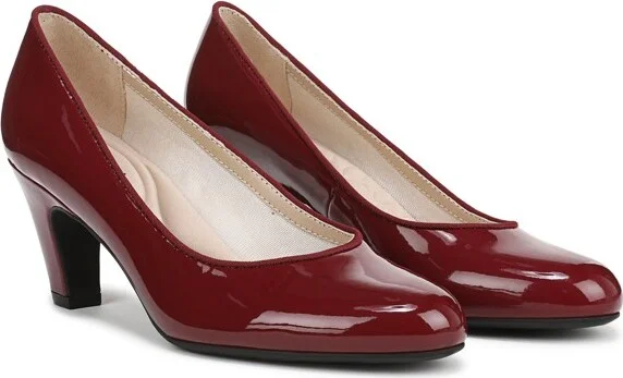 LifeStride Women's Parigi Plus Pump Desert Nude Patent 9.5 M - Image 3