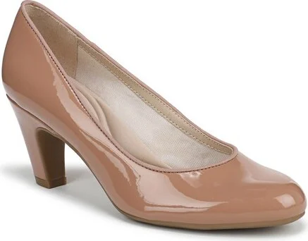 LifeStride Women's Parigi Plus Pump Desert Nude Patent 9.5 M