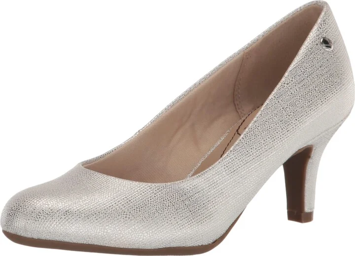 LifeStride Womens Parigi Pumps Silver 11 W