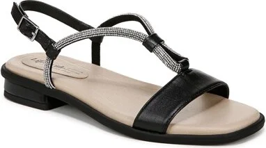 LifeStride Women's Radiant Sandal Black 9.5 M