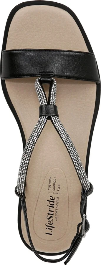 LifeStride Women's Radiant Square Open Toe Slingback Dress Sandals - Image 4