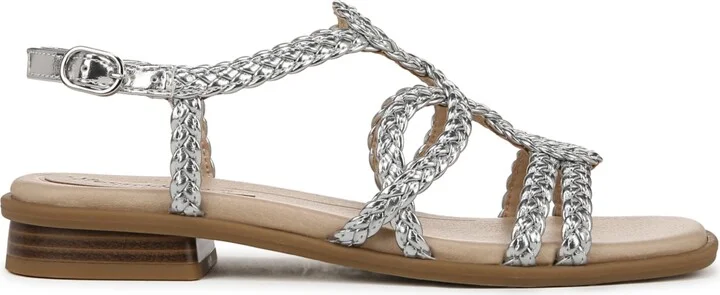 LifeStride Women's Reagan Open Square Toe Strappy Slingback Sandals - Image 6