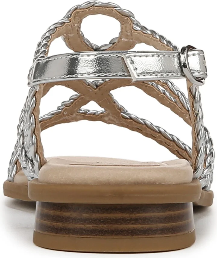 LifeStride Women's Reagan Open Square Toe Strappy Slingback Sandals - Image 7