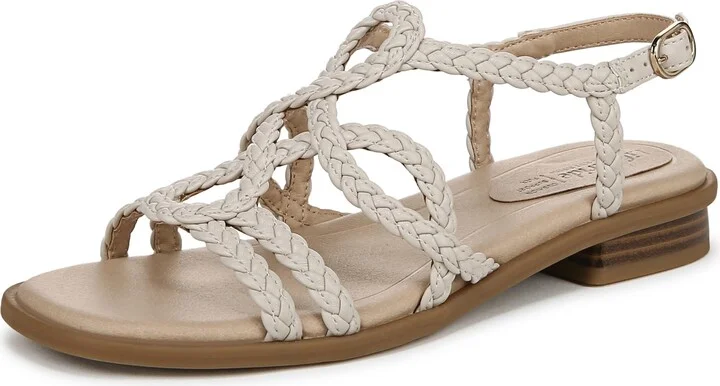 LifeStride Womens Reagan Sandal Bone 9.5 M